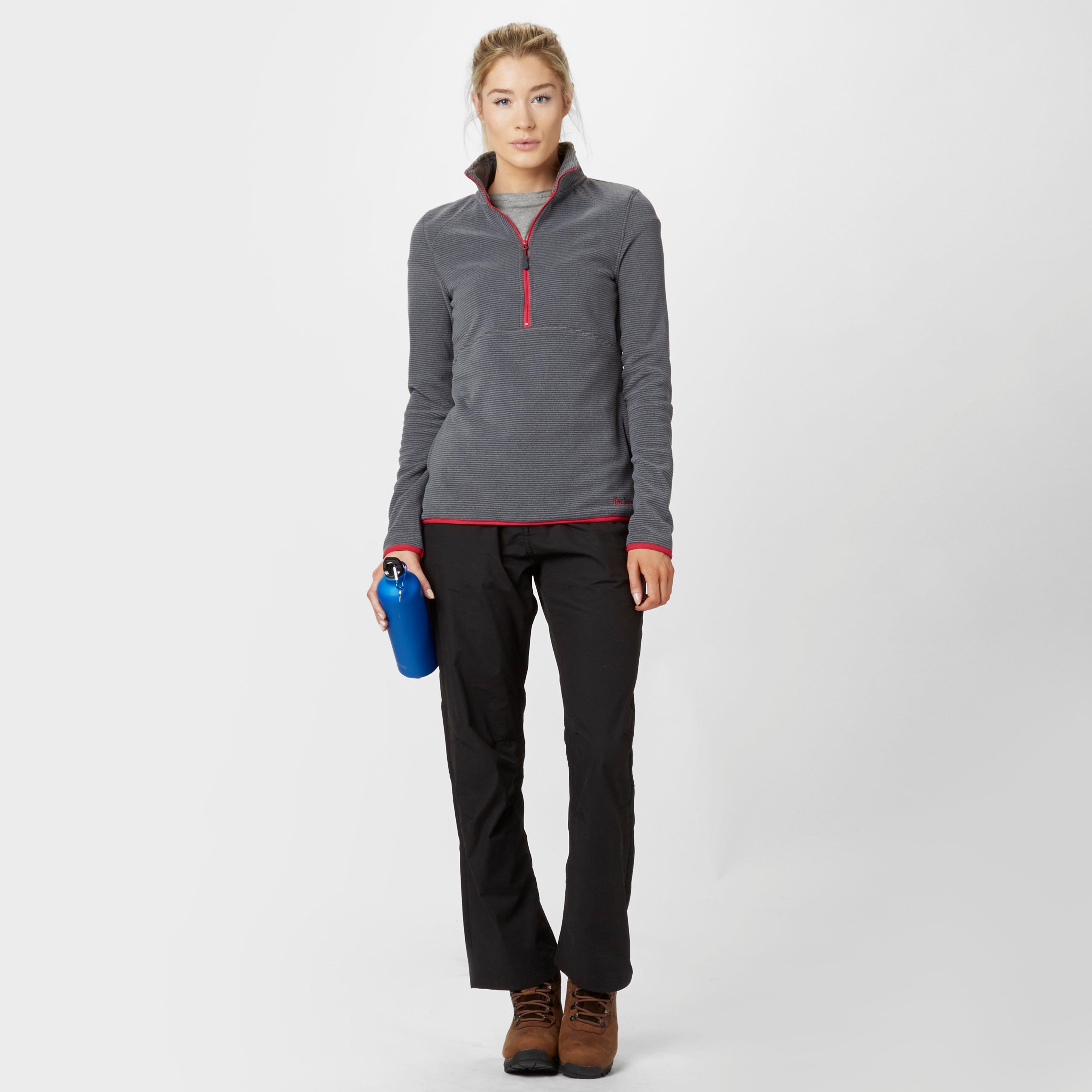 Women's Striped Half-Zip Fleece