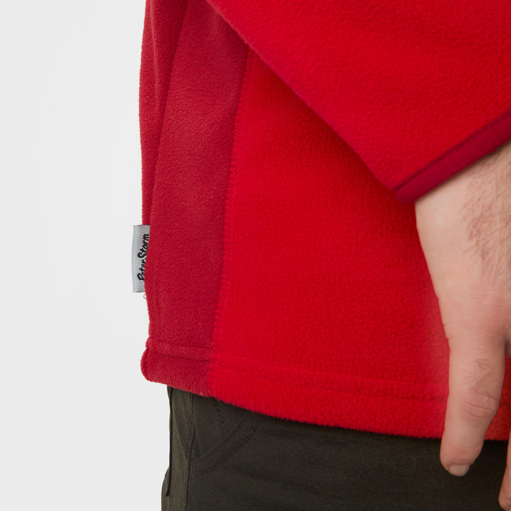 Men's Panelled Half Zip Fleece
