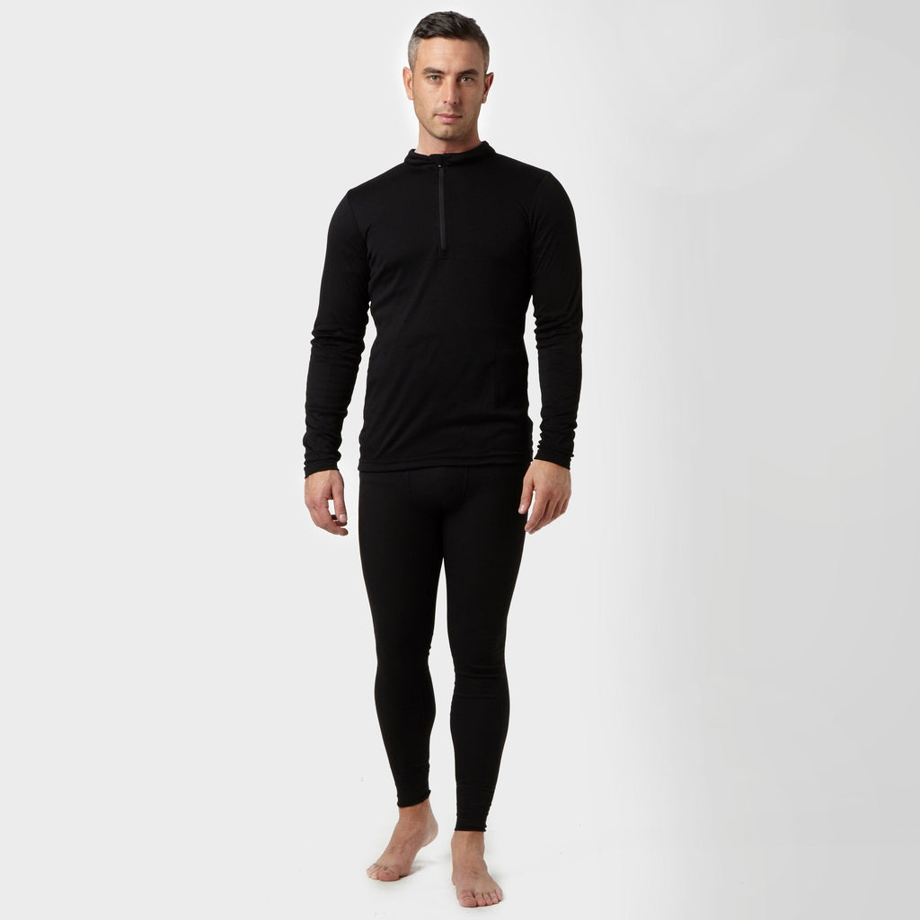 Mens' Long-sleeve Thermal Zip Top