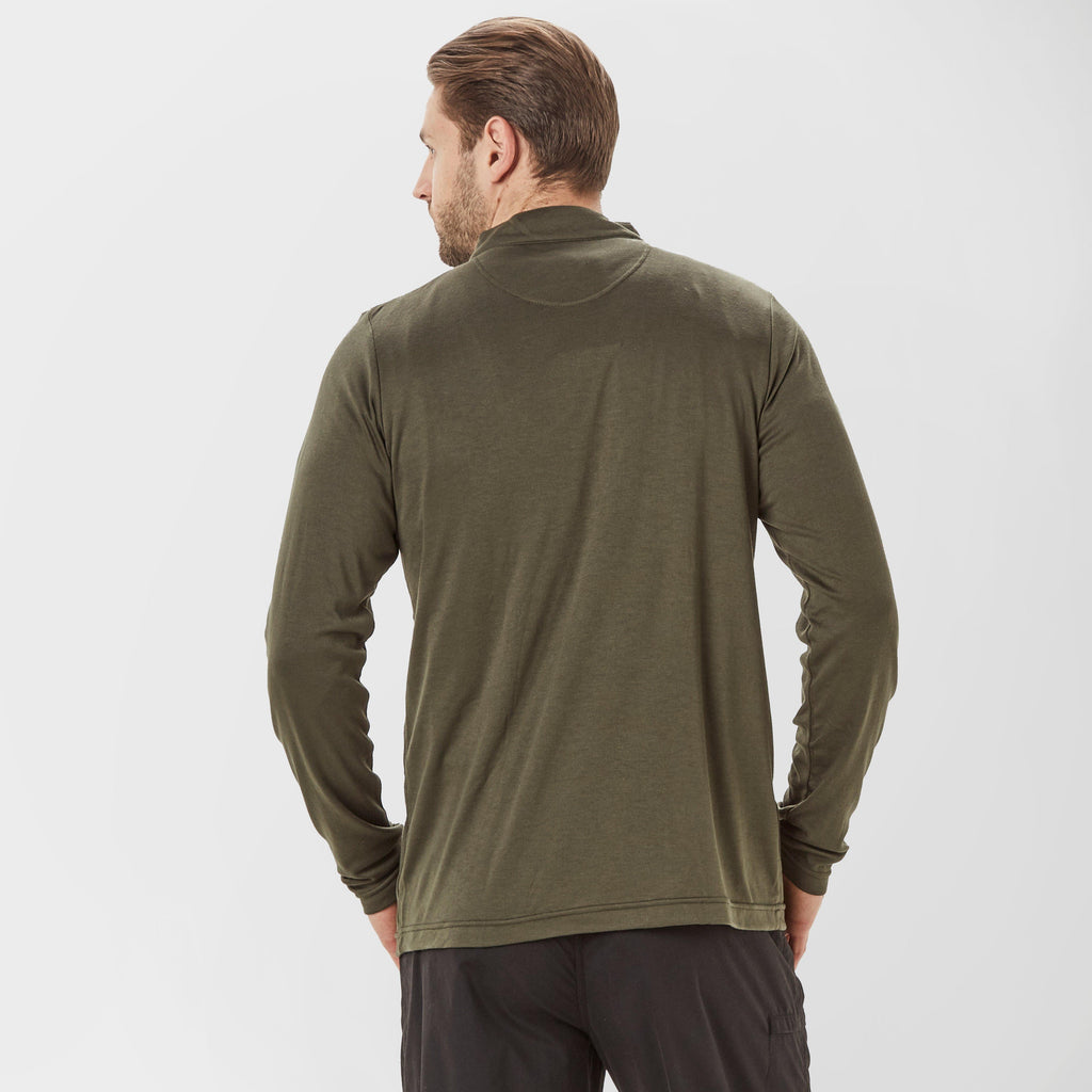 Mens' Long-sleeve Thermal Zip Top