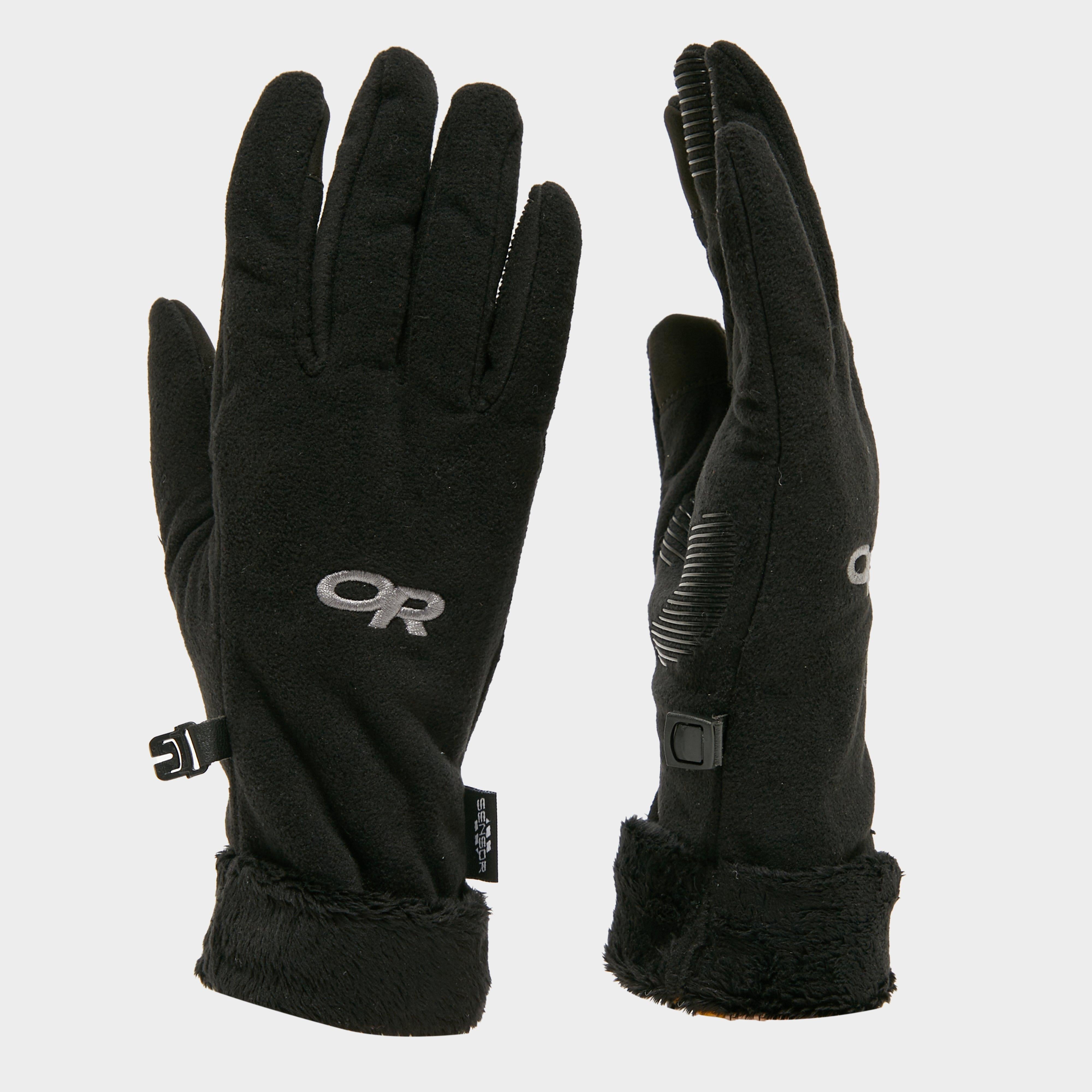 Women's Fuzzy Sensor Gloves