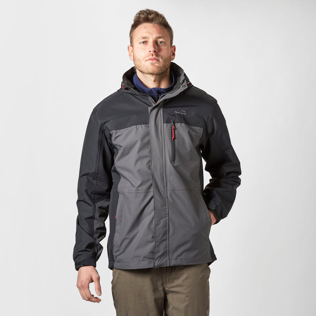 Veste imperméable Homme TRAIL STORM WATERPROOF Noir/Vert Hiver - Ref Veste imperméable Homme TRAIL STORM WATERPROOF Noir/Vert Hiver - Ref