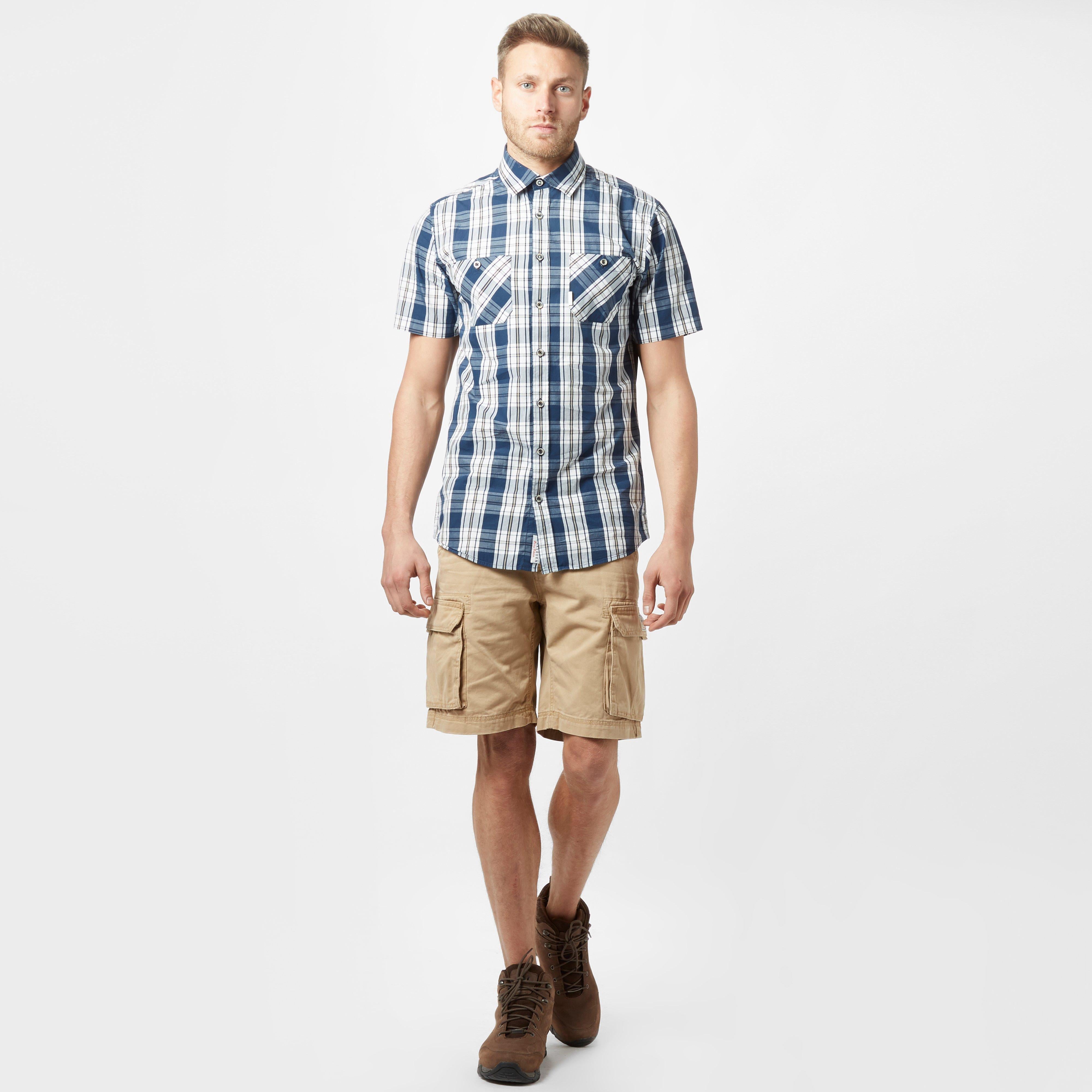 Men's Checked Short-Sleeve Shirt