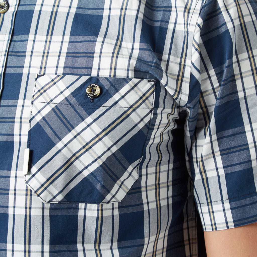 Men's Checked Short-Sleeve Shirt