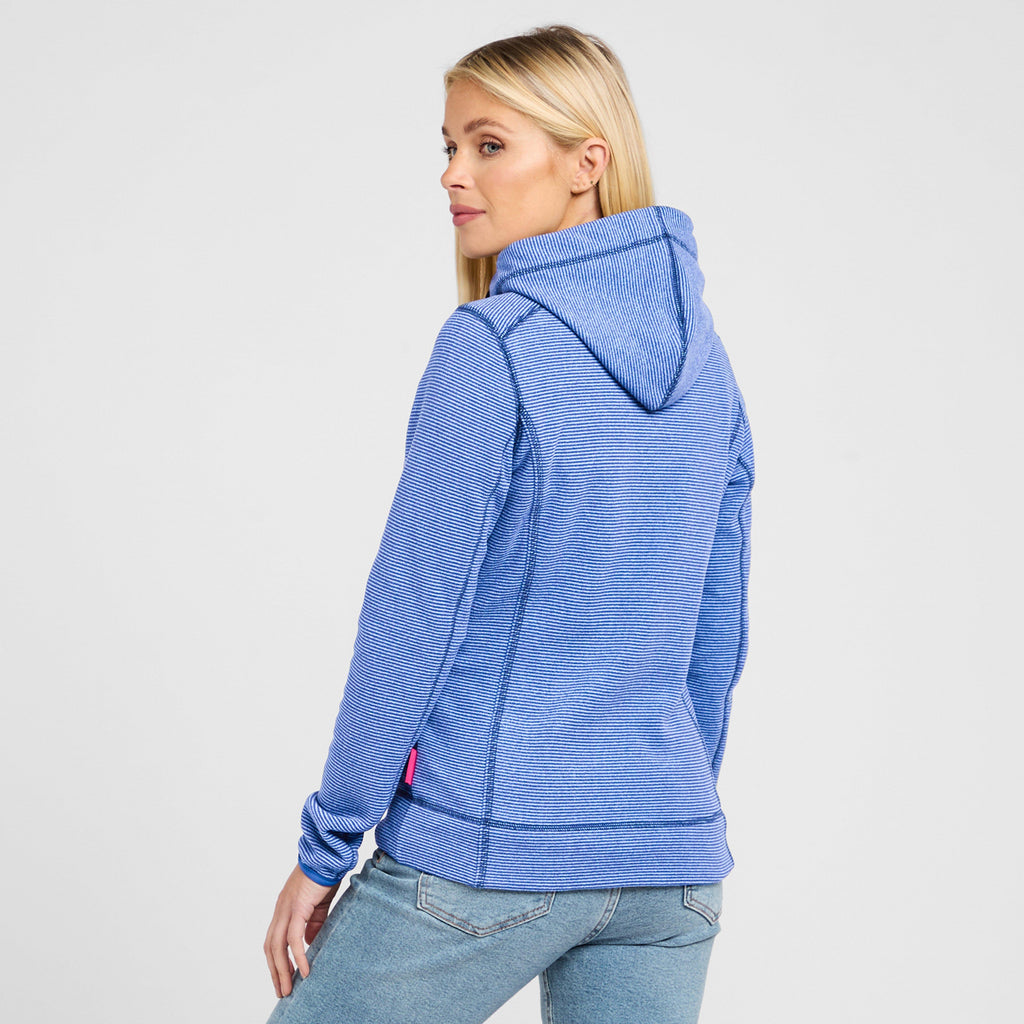 Women's Full Zip Hooded Stretch Fleece