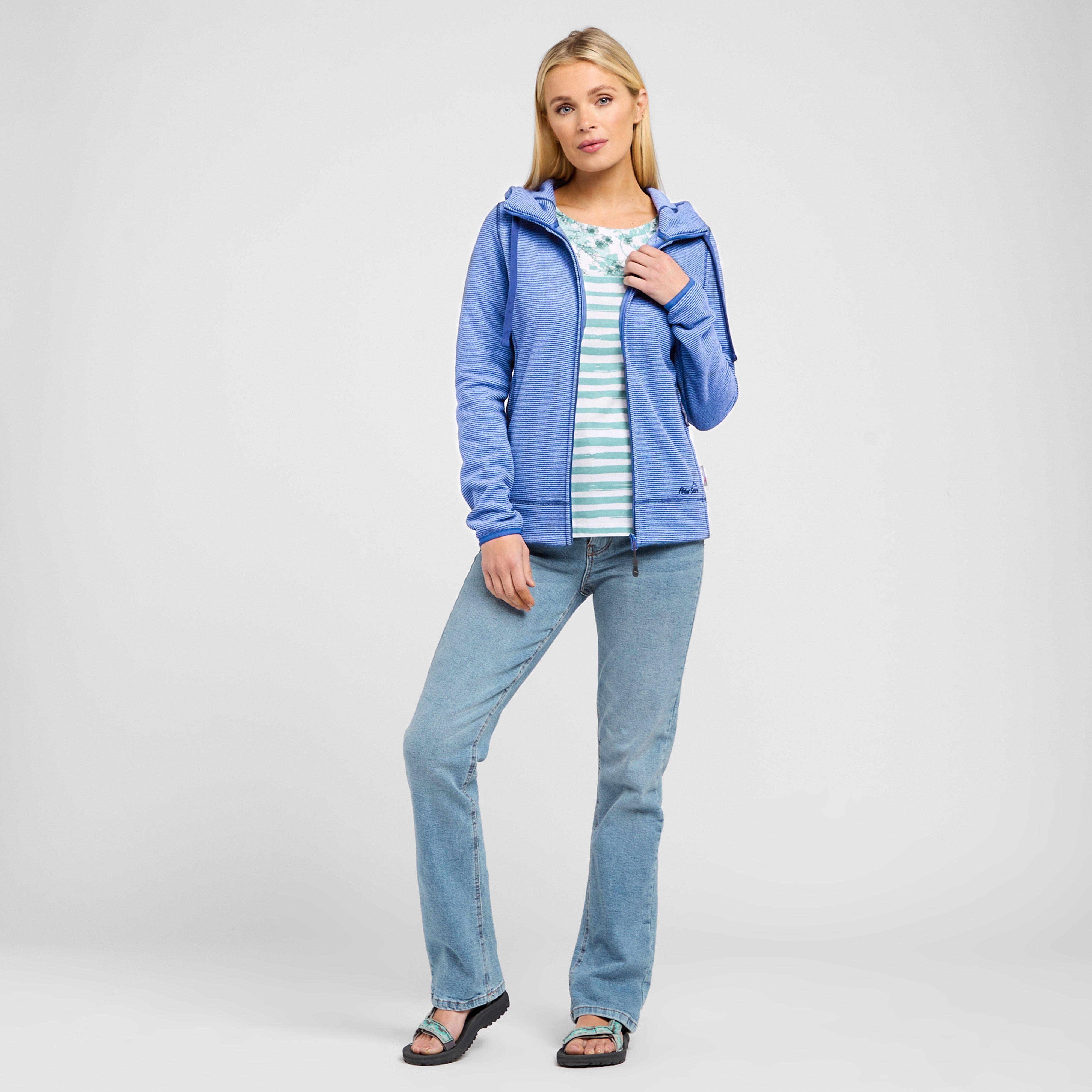 Women's Full Zip Hooded Stretch Fleece