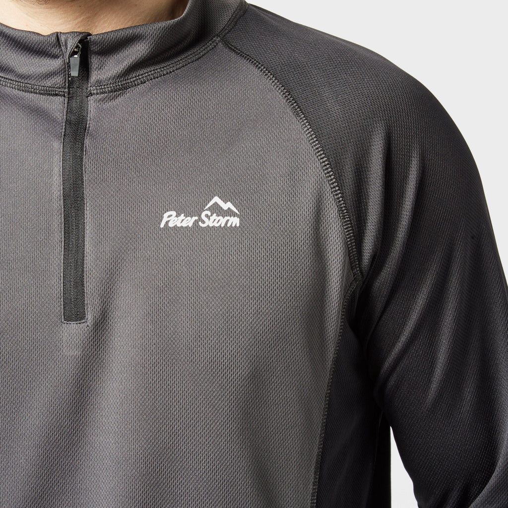 Men's Long-sleeve Zip Tech T-Shirt