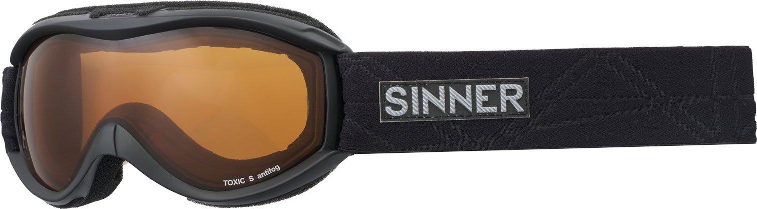 Toxic S Junior Ski Goggles (Clear Matte Black/Doub
