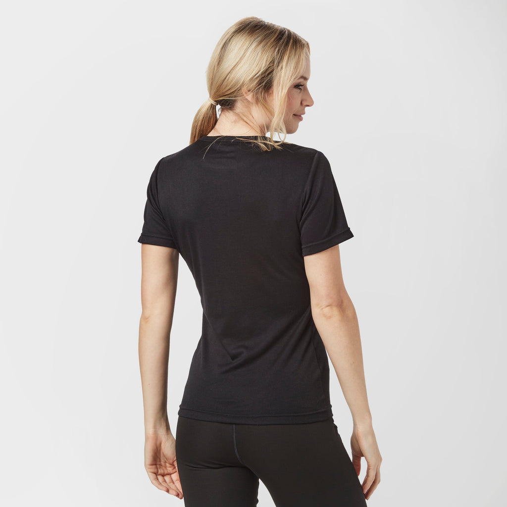 Womens' Short-sleeve Thermal Crew Neck T-shirt