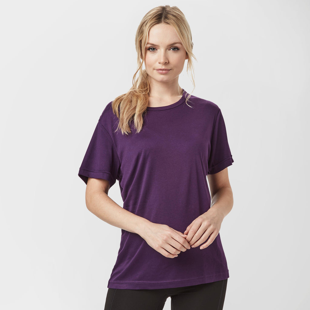 Womens' Short-sleeve Thermal Crew Neck T-shirt