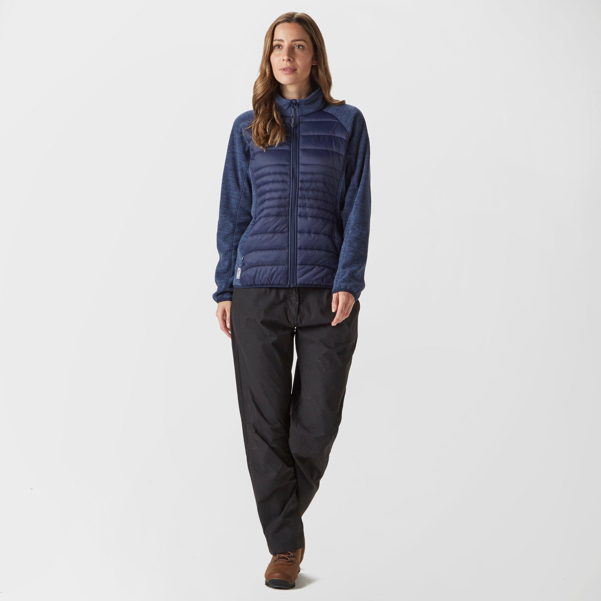Women's Baffle Full-zip Fleece