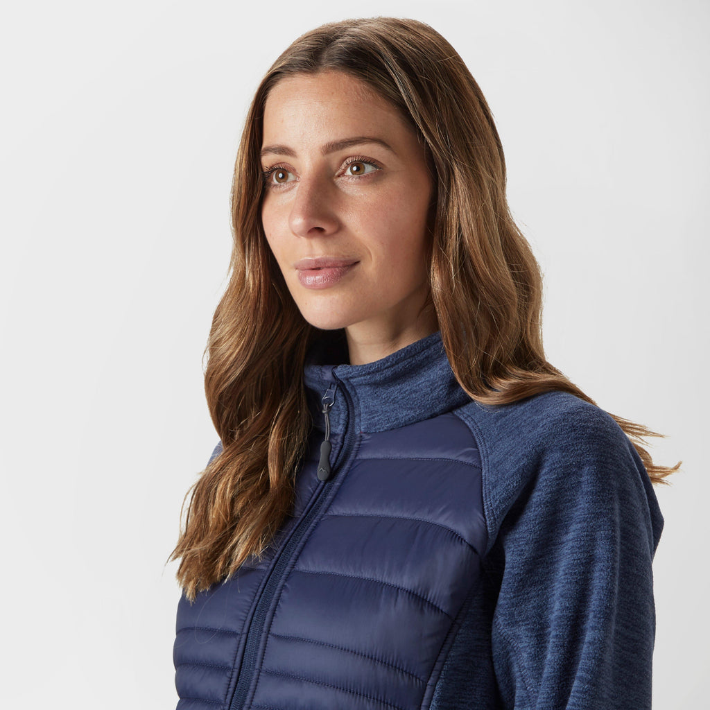 Women's Baffle Full-zip Fleece