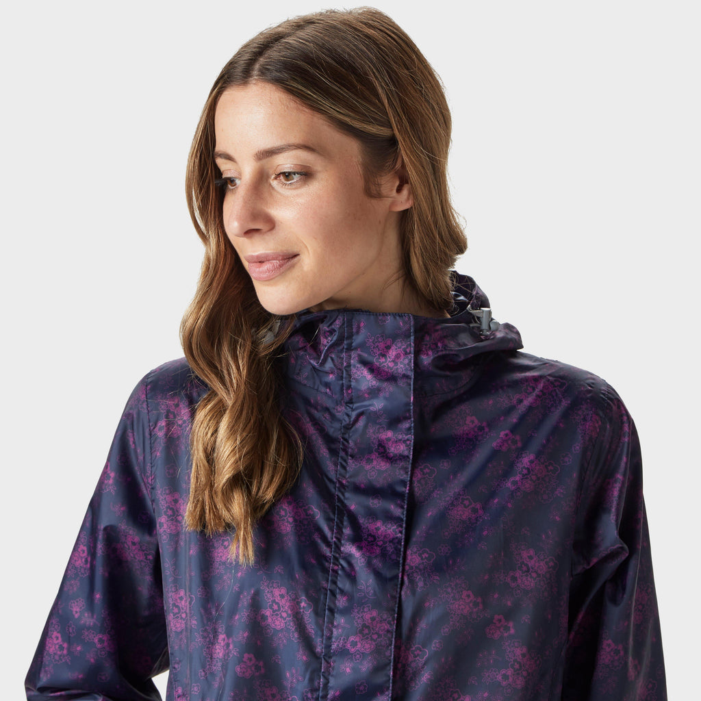 Women's Patterned Packable Jacket