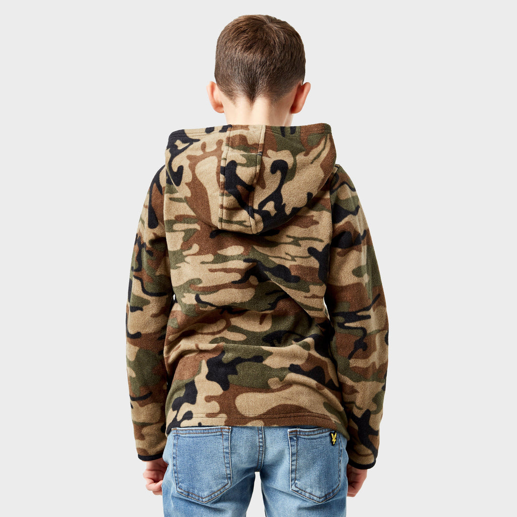 Kid’s Full-Zip Camo II Fleece