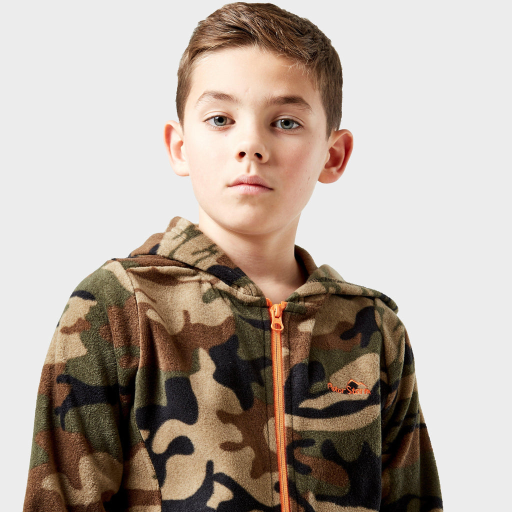 Kid’s Full-Zip Camo II Fleece
