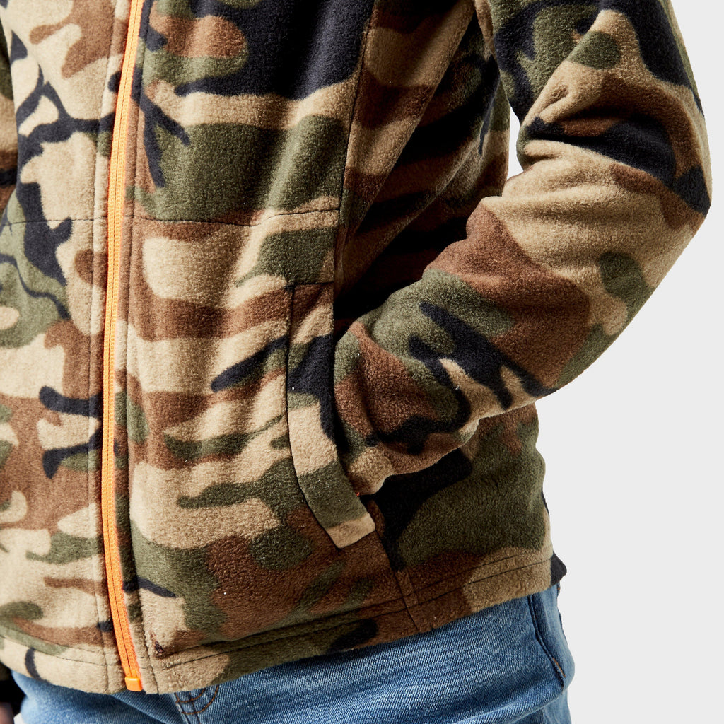 Kid’s Full-Zip Camo II Fleece
