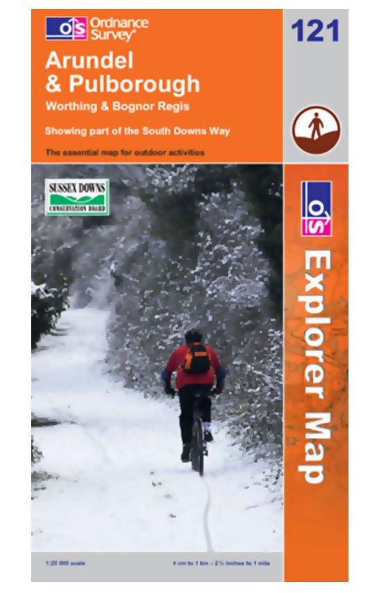 Explorer Map OL121 Arundel and Pulborough (Worthin