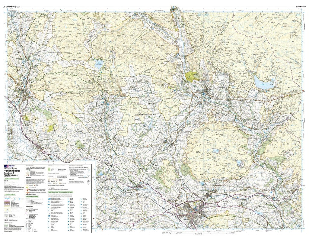 Explorer Active Map OL2 Yorkshire Dales (Southern