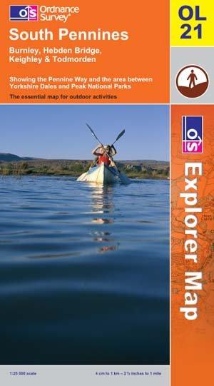 Explorer Active OL21 South Pennine Waterproof Map