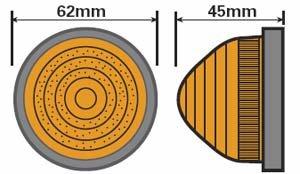 Round Amber Lamp
