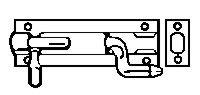 Brass Necked Bolt