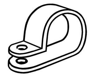 Pipe Clip- 6mm - 5 Pack