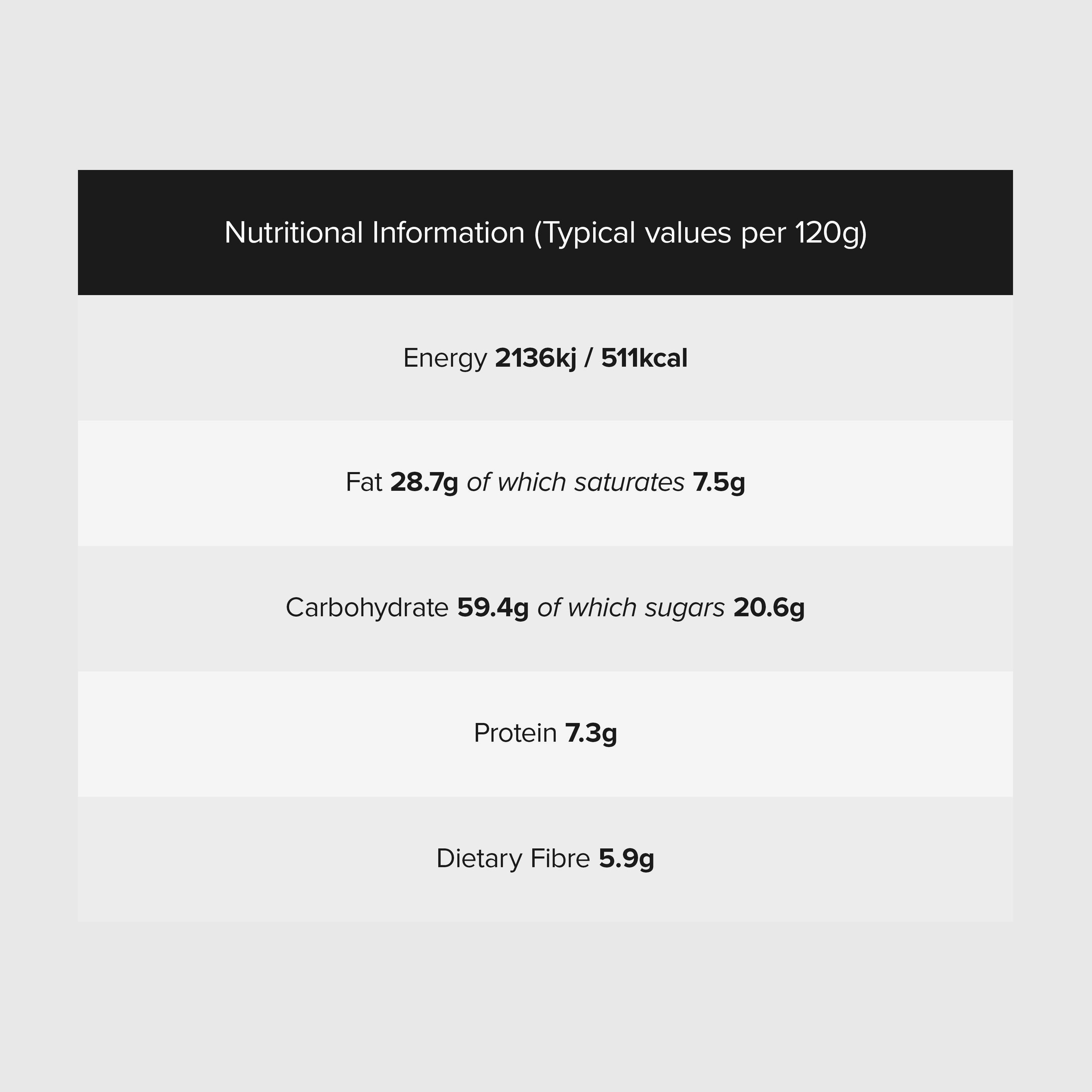 White Chocolate Flapjack (120g)