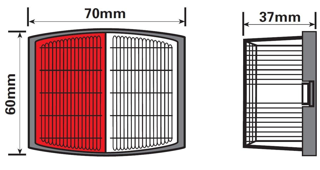 Red/White Marker Lamp