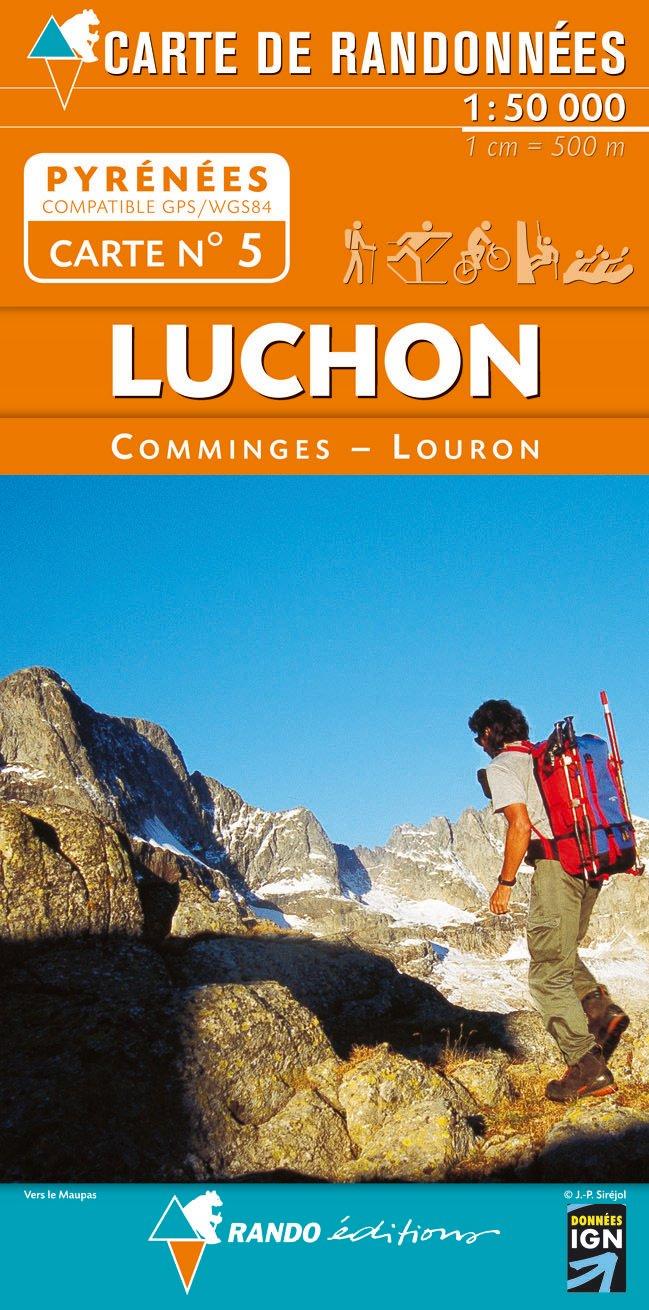 Pyrenees Map 05, Luchon