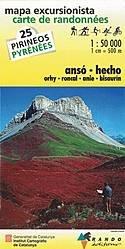 Pyrenees Map 25, Anso-Hecho