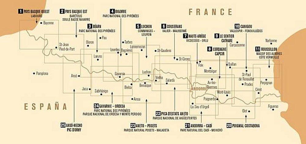 Pyrenees Map 25, Anso-Hecho