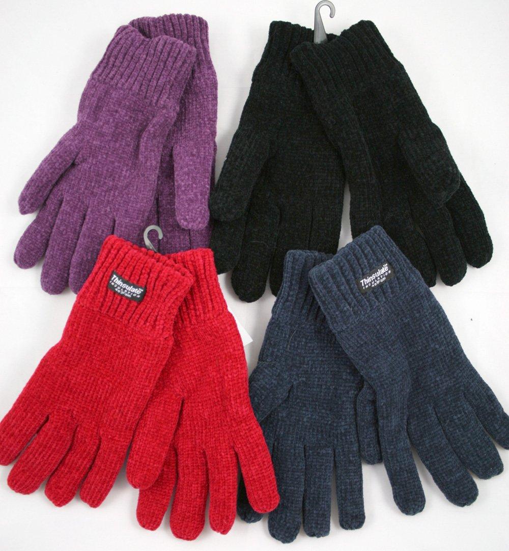 Women's Chenille Thinsulate Gloves