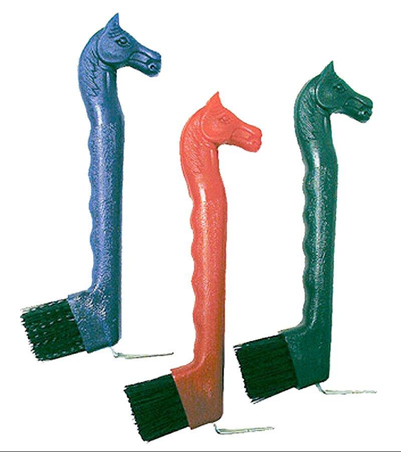Horse Head Hoof Pick and Brush