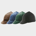 Velveteen Skull Cap Cover Navy