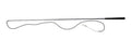 L unging Whip Black 63 Inch