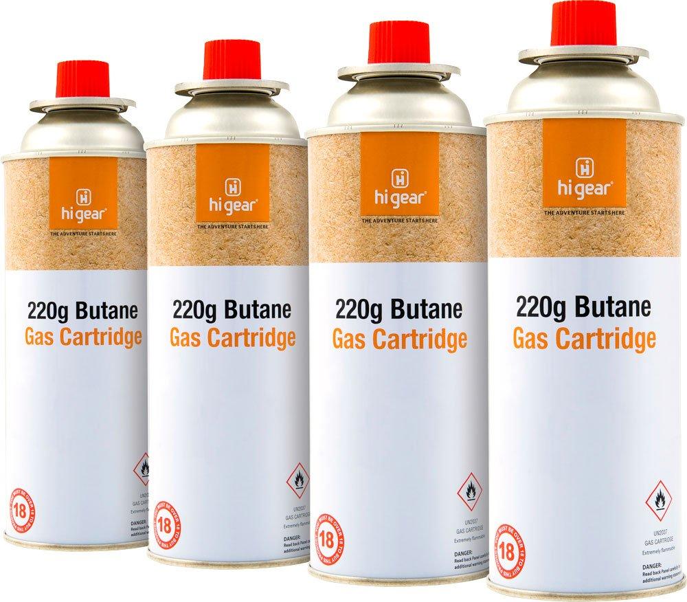 220g Butane Gas Cartridge (4 pack)