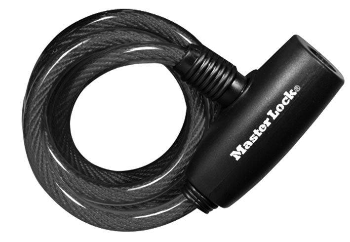 Self Coiling Cable Key Lock