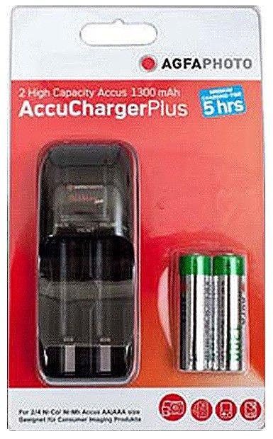 AccuCharger with 2 x AA 1300 Batteries