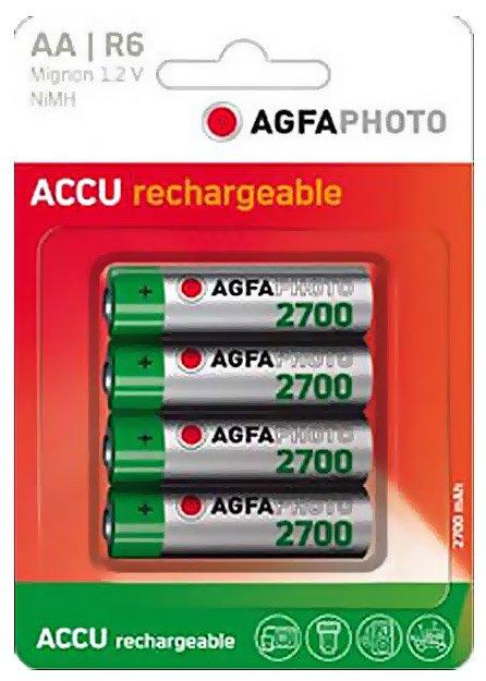 AA Ni-MH 2700 Rechargeable Batteries (4 pack)