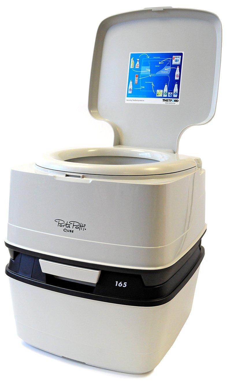 White Thetford Porta Potti Qube 165 Camping Toilet – GO Outdoors
