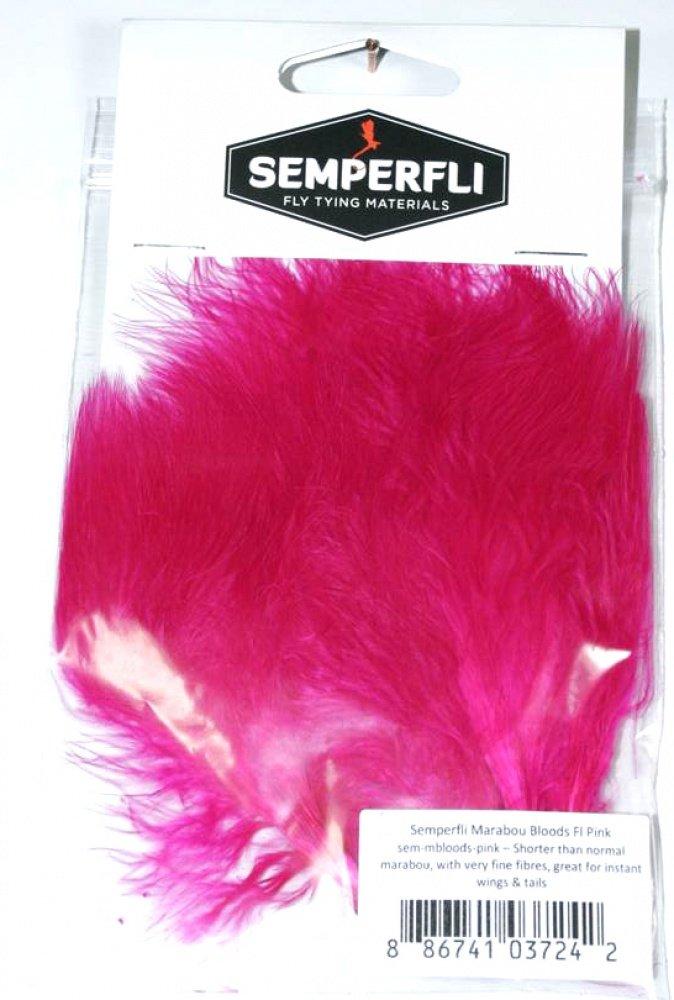 Marabou Bloods Fluoro Pink