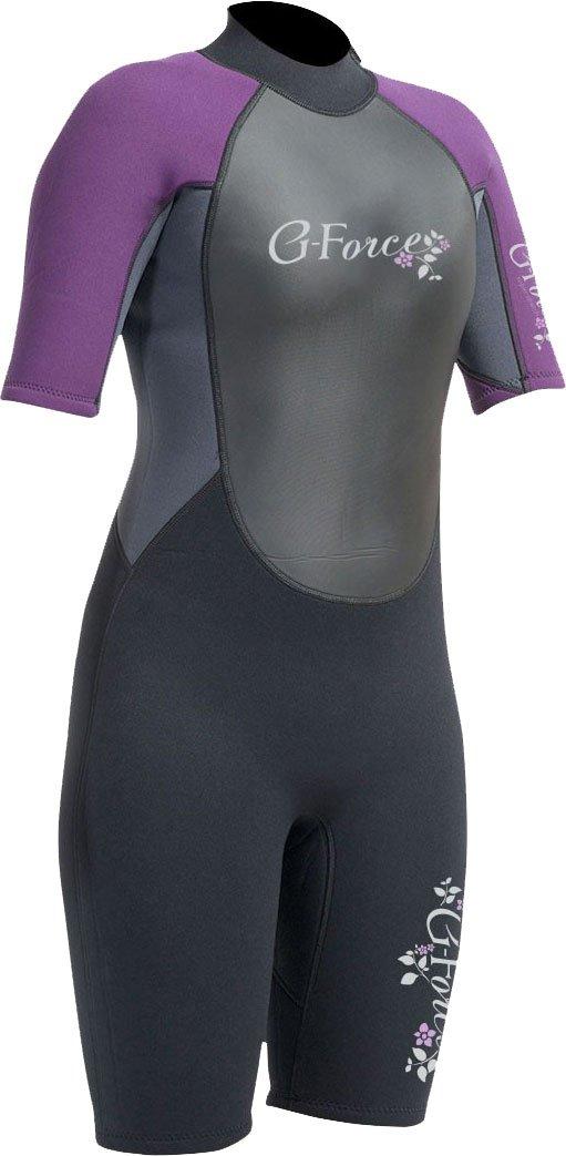 G-Force Womens 3mm Flatlock Shorti