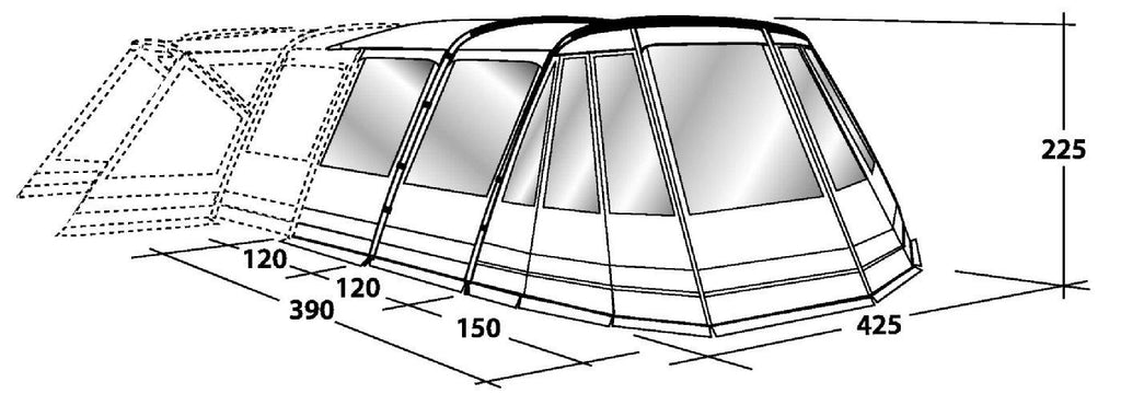 Montana 6P Premium Front Awning