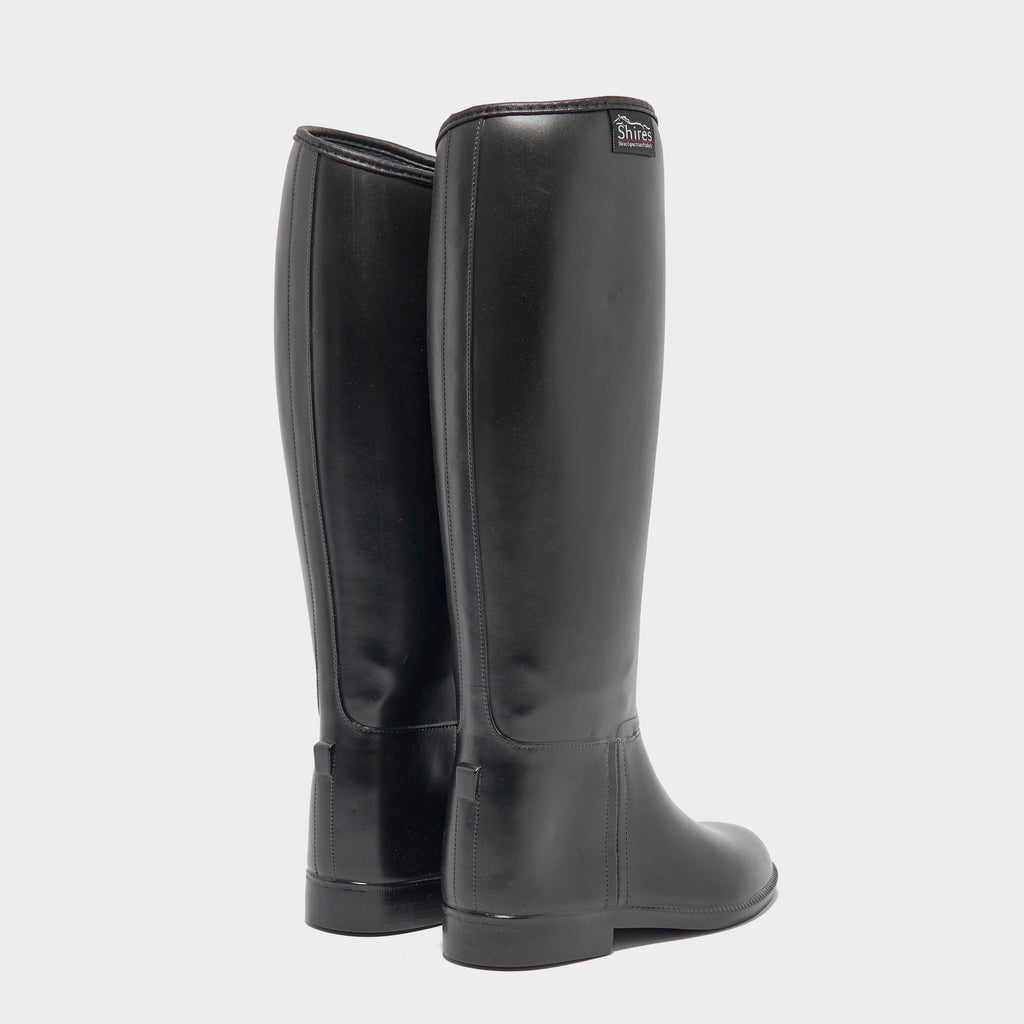 Ladies' Long Rubber Riding Boots (Wide)