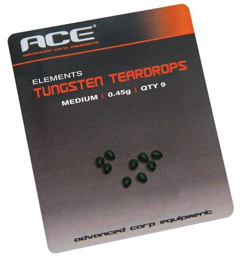 Tungsten Teardrop, Medium, 9 pack