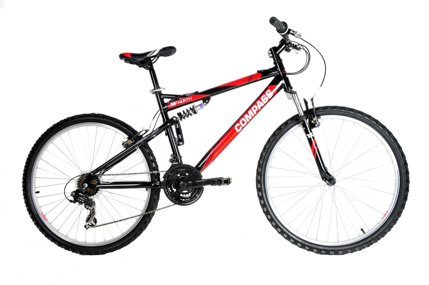 55 Degree North Steel Full Suspension Mountain Bik