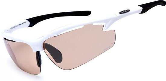 Raptor Sunglasses (White/Chromatic Orange)