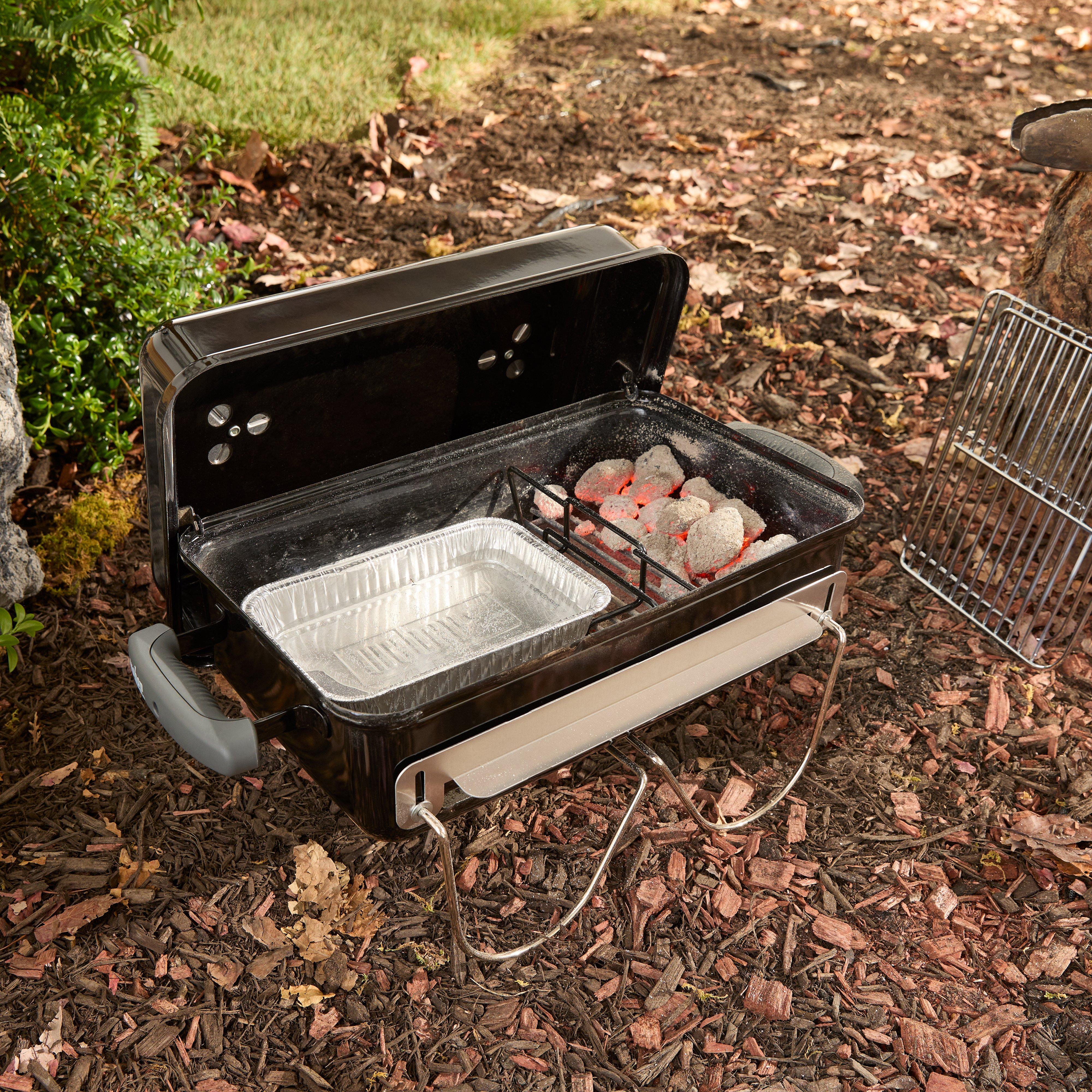Weber チャコールグリル GO ANYWHERE Black Weber Go Anywhere Charcoal BBQ – GO Outdoors