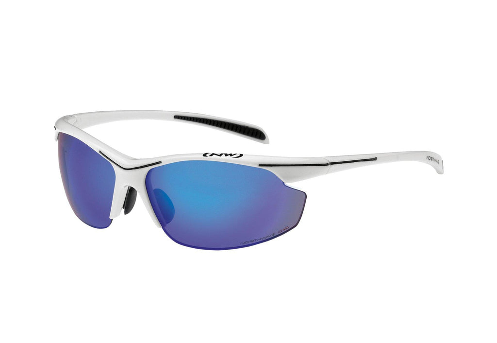 Devil Sunglasses (White/Blue)