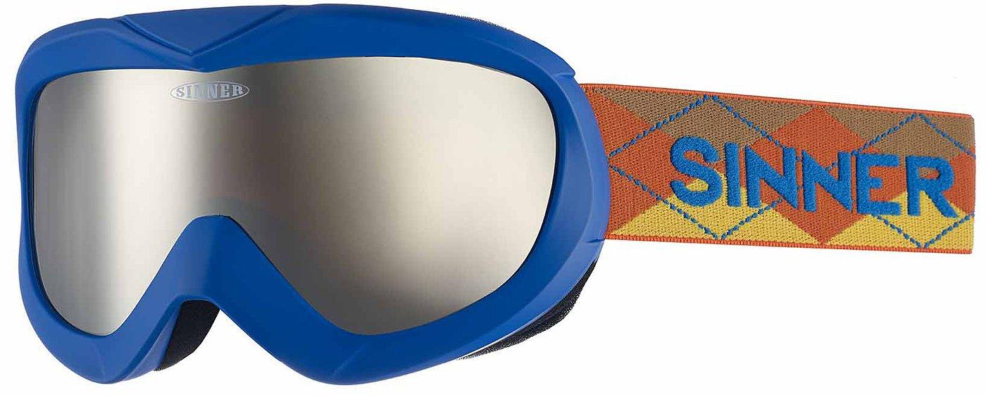 Task Ski Goggles (Matt Blue/Double Orange Mirror)